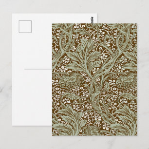 Vintage William Morris Arcadia Full Seamless Postcard