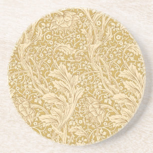 Vintage William Morris Arcadia Gold Seamless Coaster