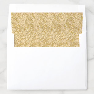 Vintage William Morris Arcadia Gold Seamless Envelope Liner