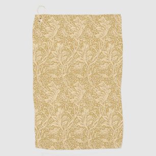 Vintage William Morris Arcadia Gold Seamless Golf Towel