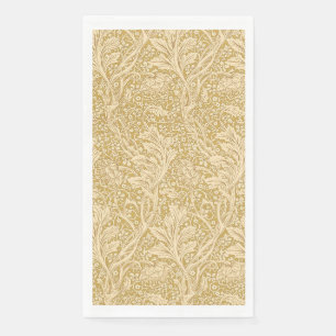 Vintage William Morris Arcadia Gold Seamless Paper Guest Towels