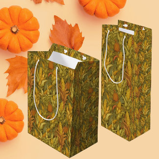 Vintage William Morris Autumn Corn Medium Gift Bag