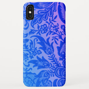 Vintage William Morris Blue Pink Botanical iPhone XS Max Case