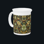 Vintage William Morris Bullerswood Carpet   Beverage Pitcher<br><div class="desc">This particular work is an 1889 design called Bullerswood Carpet and was designed by William Morris an English textile designer, poet novelist, translator, and social activist who lived from 1834 to 1896. Morris was a major contributor to the revival of traditional British textile arts and methods of production. Much of...</div>