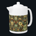 Vintage William Morris Bullerswood Carpet   Teapot<br><div class="desc">This particular work is an 1889 design called Bullerswood Carpet and was designed by William Morris an English textile designer, poet novelist, translator, and social activist who lived from 1834 to 1896. Morris was a major contributor to the revival of traditional British textile arts and methods of production. Much of...</div>