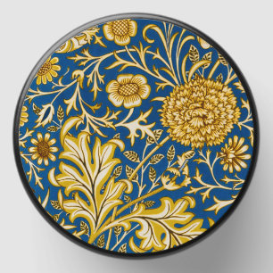 Vintage William Morris Cherwell Blue Floral Art Mini Candle Favors