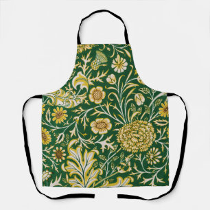 Vintage William Morris Cherwell Green Floral Art Apron