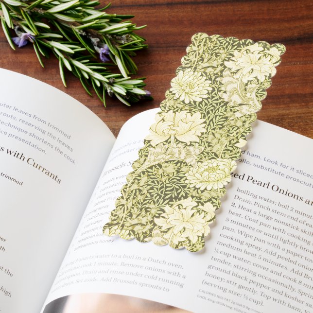 Vintage William Morris Chrysanthemum Pattern Bookmarks (Book)