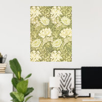 Vintage William Morris Chrysanthemum Pattern