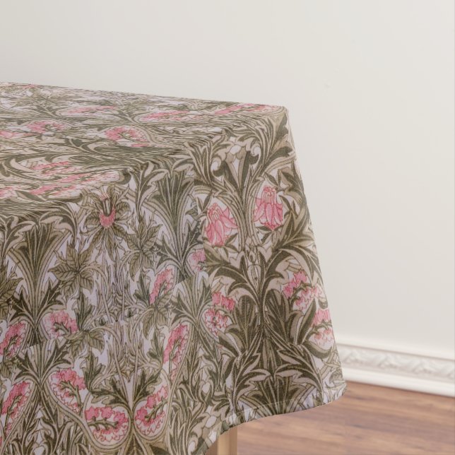 Vintage William Morris Columbine Tablecloth (In Situ)