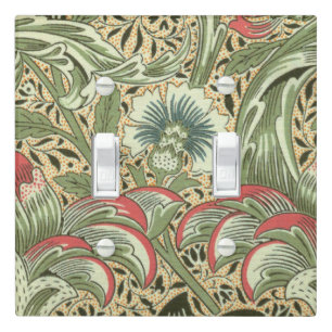 Vintage William Morris Corncockle Flowers Light Switch Cover