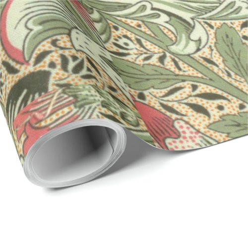 Vintage William Morris Corncockle Flowers Wrapping Paper