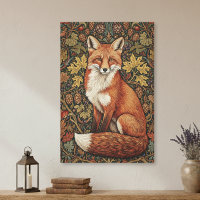 Vintage William Morris Cottage Fox Fall
