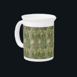 Vintage William Morris Daffodil Floral Yellow      Beverage Pitcher<br><div class="desc">Decorating this product is Daffodil, a William Morris floral pattern designed in 1891 by his assistant John Henry Dearle. William Morris (1834 – 1896) was an English textile designer, poet novelist, translator, and social activist. He was a major contributor to the revival of traditional British textile arts and methods of...</div>