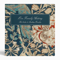 Vintage William Morris Floral Family History