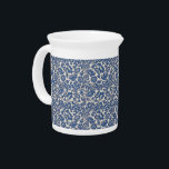 Vintage William Morris Floral Pattern Blue White Beverage Pitcher<br><div class="desc">Vintage William Morris Floral Pattern Blue White Beverage Pitcher  - The decoration on this product is a floral wallpaper design created 1868 - 71 by England's iconic textile designer and manufacturer,  William Morris (1834 -1896).  The design features a repeat pattern of flowers and leaves.</div>