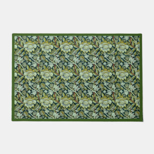 Vintage William Morris Floral Wey Pattern Doormat
