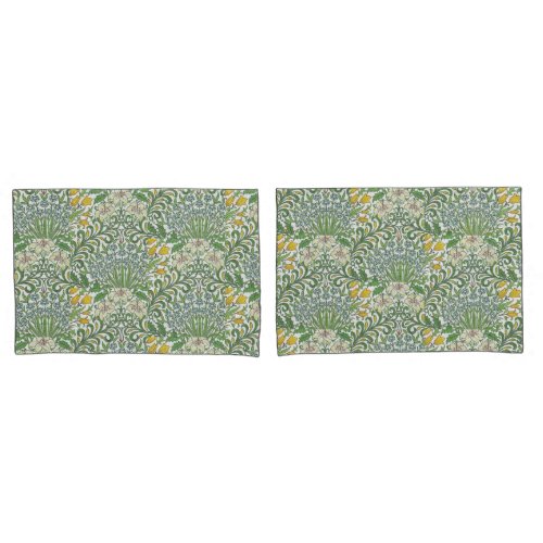 Vintage William Morris Flowers Garden Wallpaper Pillow Case