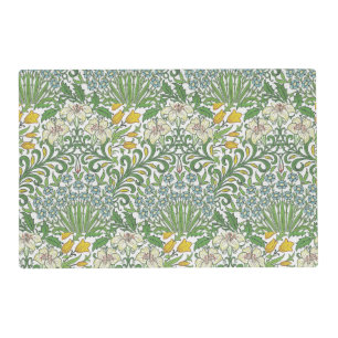 Vintage William Morris Flowers Garden Wallpaper Placemat