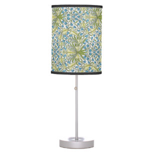 Vintage William Morris Foliage Flowers Harebell Table Lamp