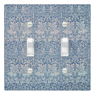 Vintage William Morris Forest Rabbit Bird Foliage Light Switch Cover