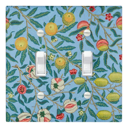 Vintage William Morris Four Fruits Pattern  Light Switch Cover