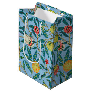 Vintage William Morris 'Four Fruits' Pattern Medium Gift Bag