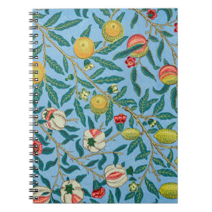 Vintage William Morris 'Four Fruits' Pattern Notebook