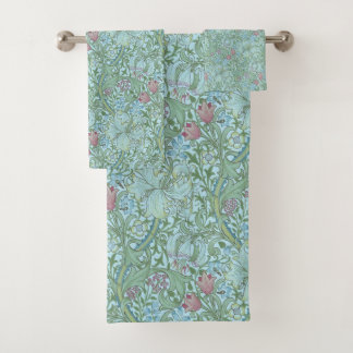 Vintage William Morris Golden Lily Bath Towel Set