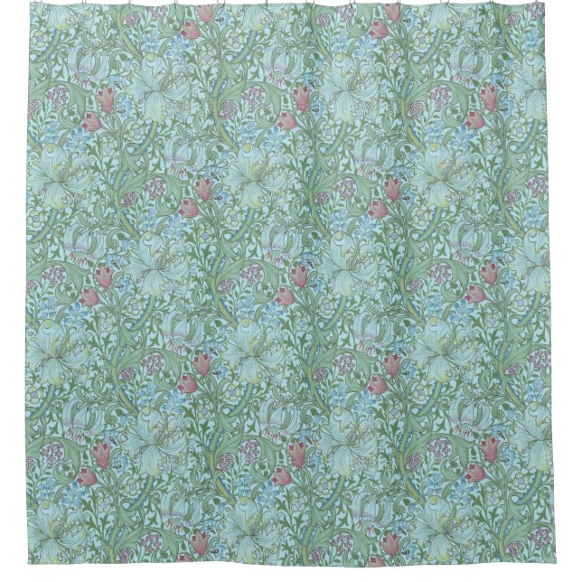 Vintage William Morris Golden Lily   Shower Curtain (Front)