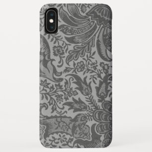 Vintage William Morris Gray Botanical iPhone XS Max Case