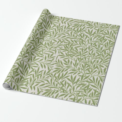 Vintage william morris greenery  wrapping paper