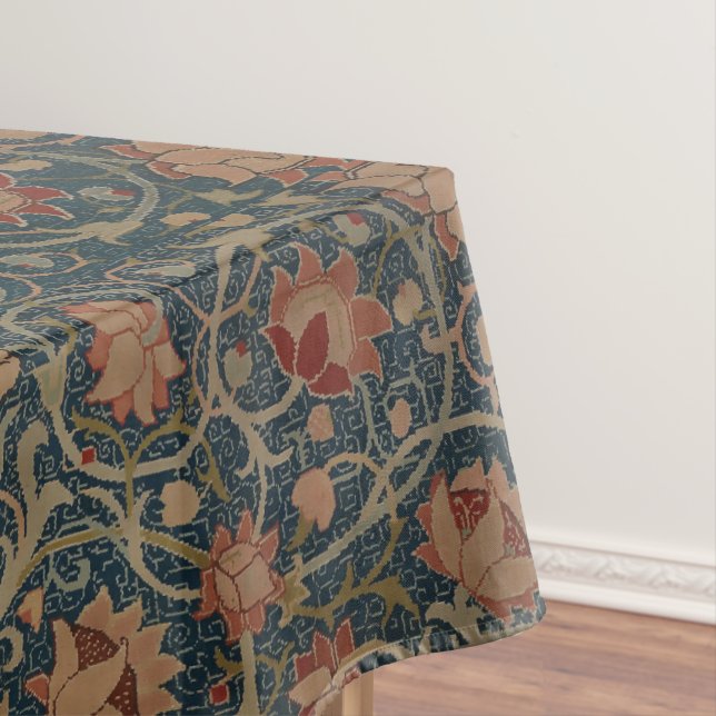 Vintage William Morris Holland Park Pattern Tablecloth (In Situ)