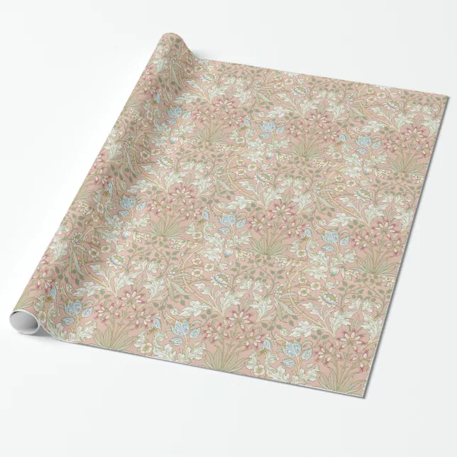 Vintage William Morris Hyacinth Floral GalleryHD Wrapping Paper | Zazzle