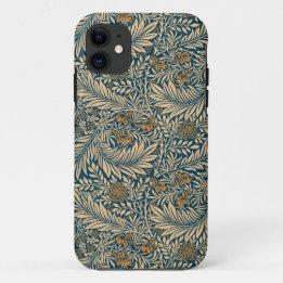 Vintage William Morris Larkspur Pattern iPhone 11 Case