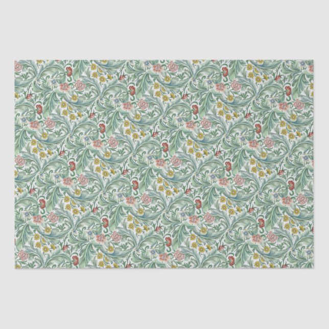 Vintage William Morris Leicester       Tissue Paper (Front)