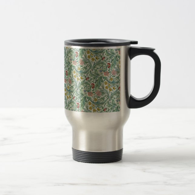 Vintage William Morris Leicester        Travel Mug (Right)