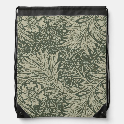 Vintage William Morris Marigold Pattern Drawstring Bag