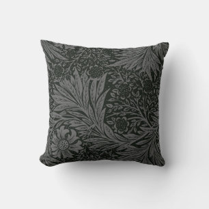 Vintage William Morris Marigold Pattern Throw Pillow