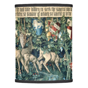 Vintage William Morris Medieval Arthurian Lamp Shade