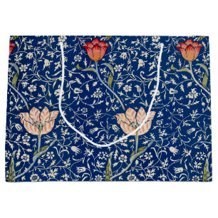 Vintage William Morris Medway Floral Antique 1885 Large Gift Bag