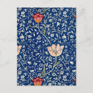 Vintage William Morris Medway Floral Antique 1885 Postcard