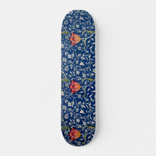 Vintage William Morris Medway Floral Antique 1885 Skateboard
