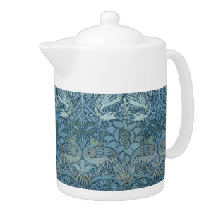Vintage William Morris Peacock and Dragon Teapot