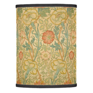 Vintage William Morris Pink and Rose Lamp Shade