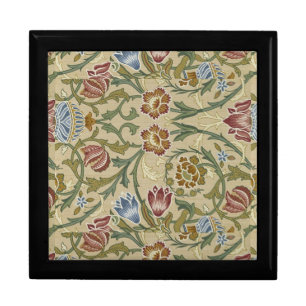 Vintage William Morris Pink Blue Brocade Gift Box