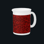 Vintage William Morris Red Birds Foliage Fruit     Beverage Pitcher<br><div class="desc">Embellishing this product is a wallpaper design created by 19th century British designer and manufacturer,  William Morris (1834 - 1896).  The pattern features an all-over design of birds within branches of foliage and fruit.</div>