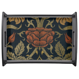 Vintage William Morris Rose and Lily Serving Tray