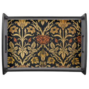 Vintage William Morris Rose and Lily Serving Tray