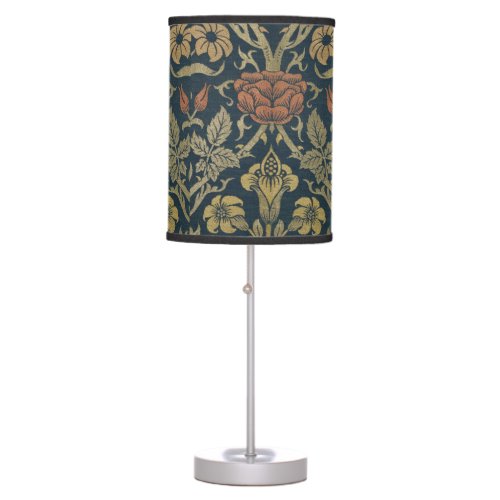 Vintage William Morris Rose and Lily Table Lamp